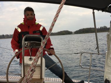 Der Skipper der Just4Fun Georg